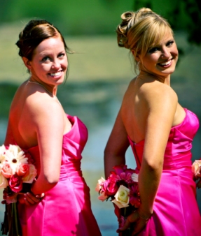 pink dresses