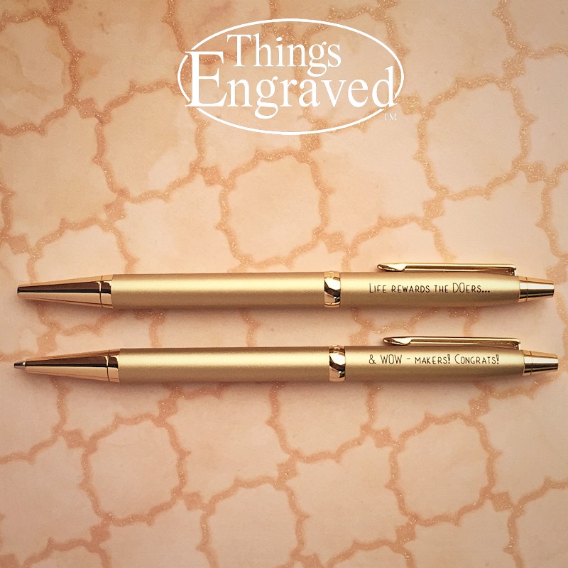Things Engraved Cadence Pen Set