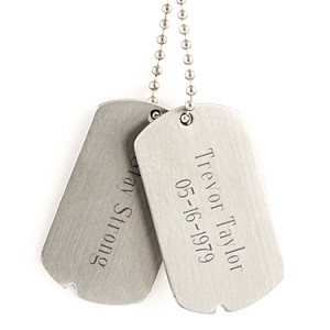 Military Style Dog Tags Things Engraved