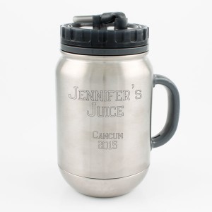 26oz Stainless Steel Water Bottle Mug with Straw