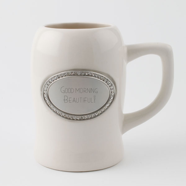 White Bling Ceramic Mug