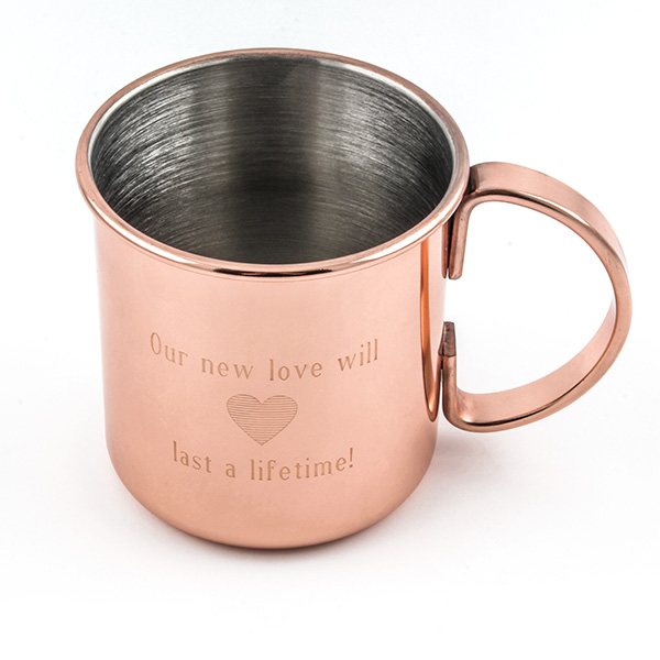 Stainless Steel Copper Plated Mug