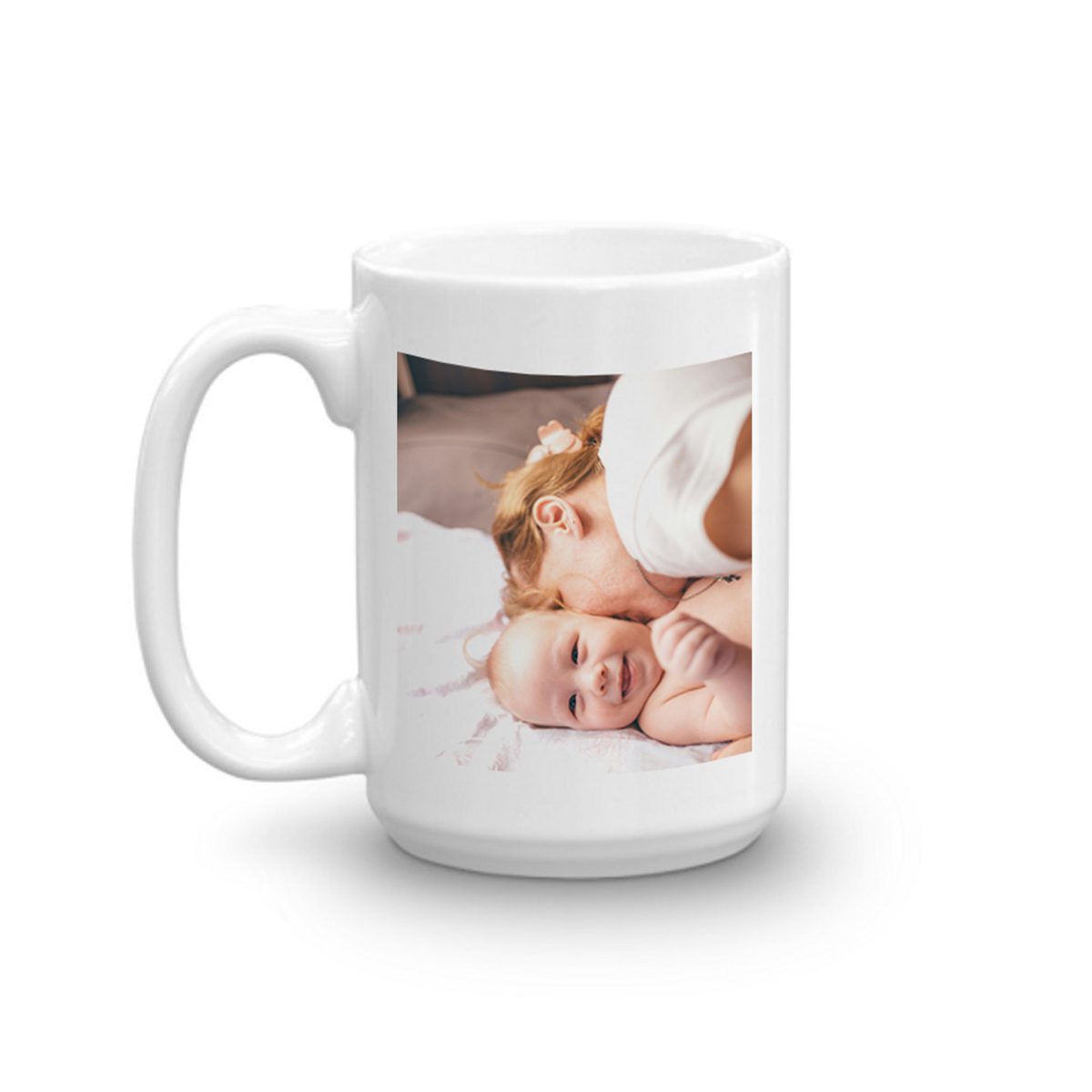 Custom photo mug makes a sweet and sentimental mother's day gift.